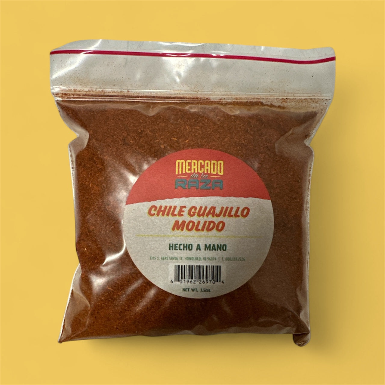 Chile guajillo molido bag