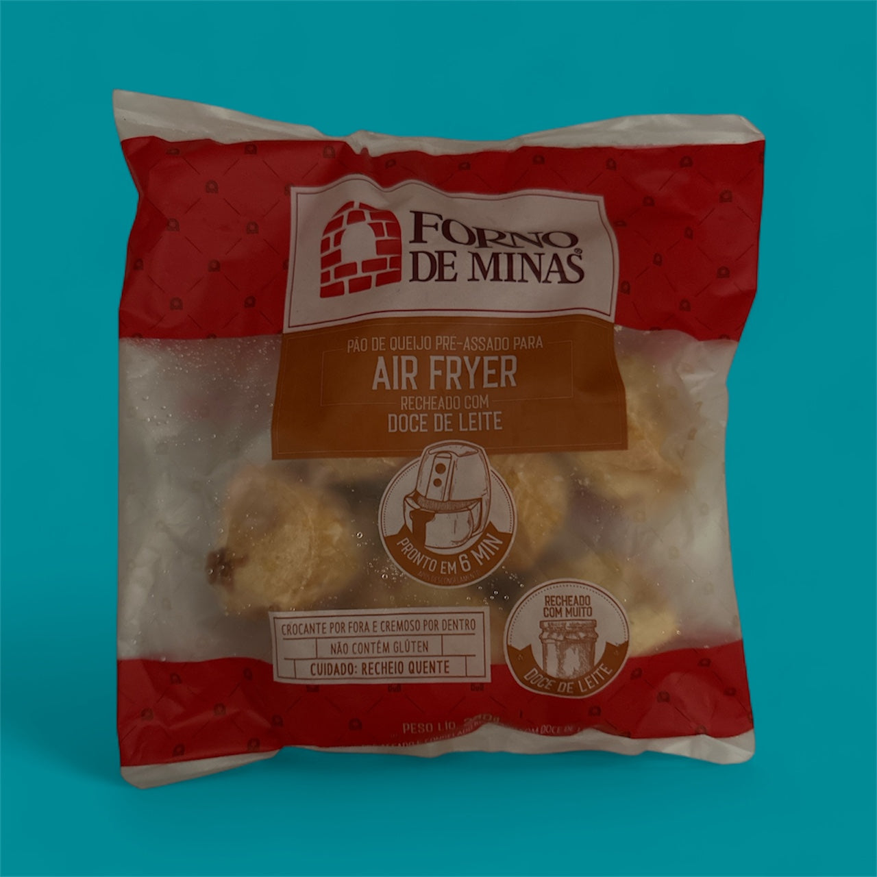Forno de Minas - Frozen Pao de Queijo Assado c/ Doce Leite, 280 g