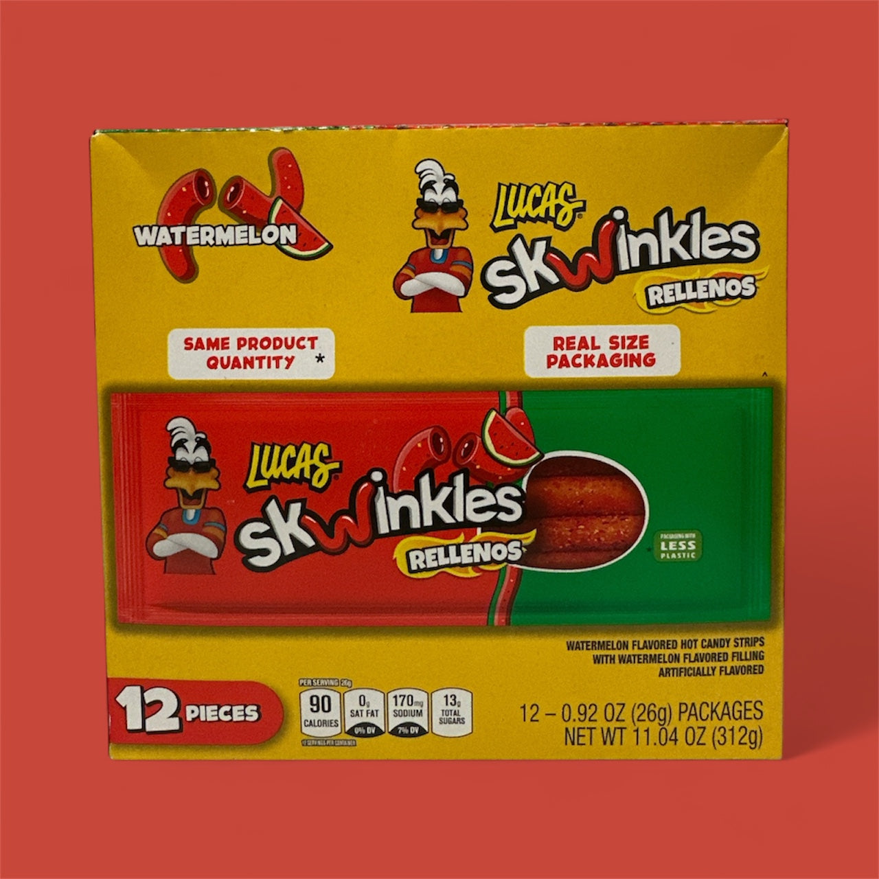 Lucas - Skwinkles rellenos sandia, pack w/12