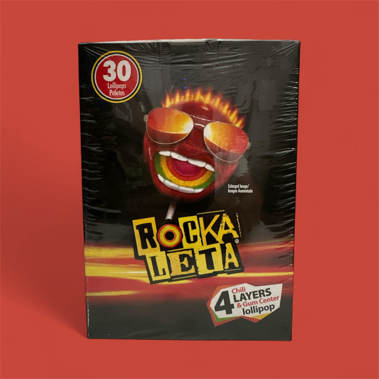 Sonrics Rockaleta Paleta, Box of 30 pieces