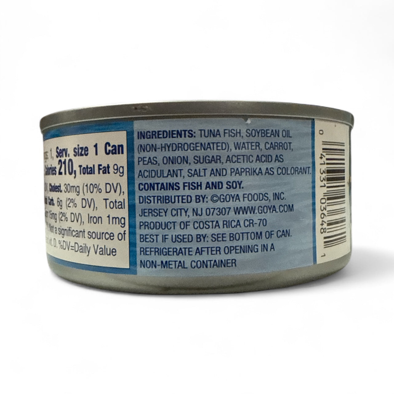 Goya - Tuna mix with vegetables, 4.94 Oz, single can
