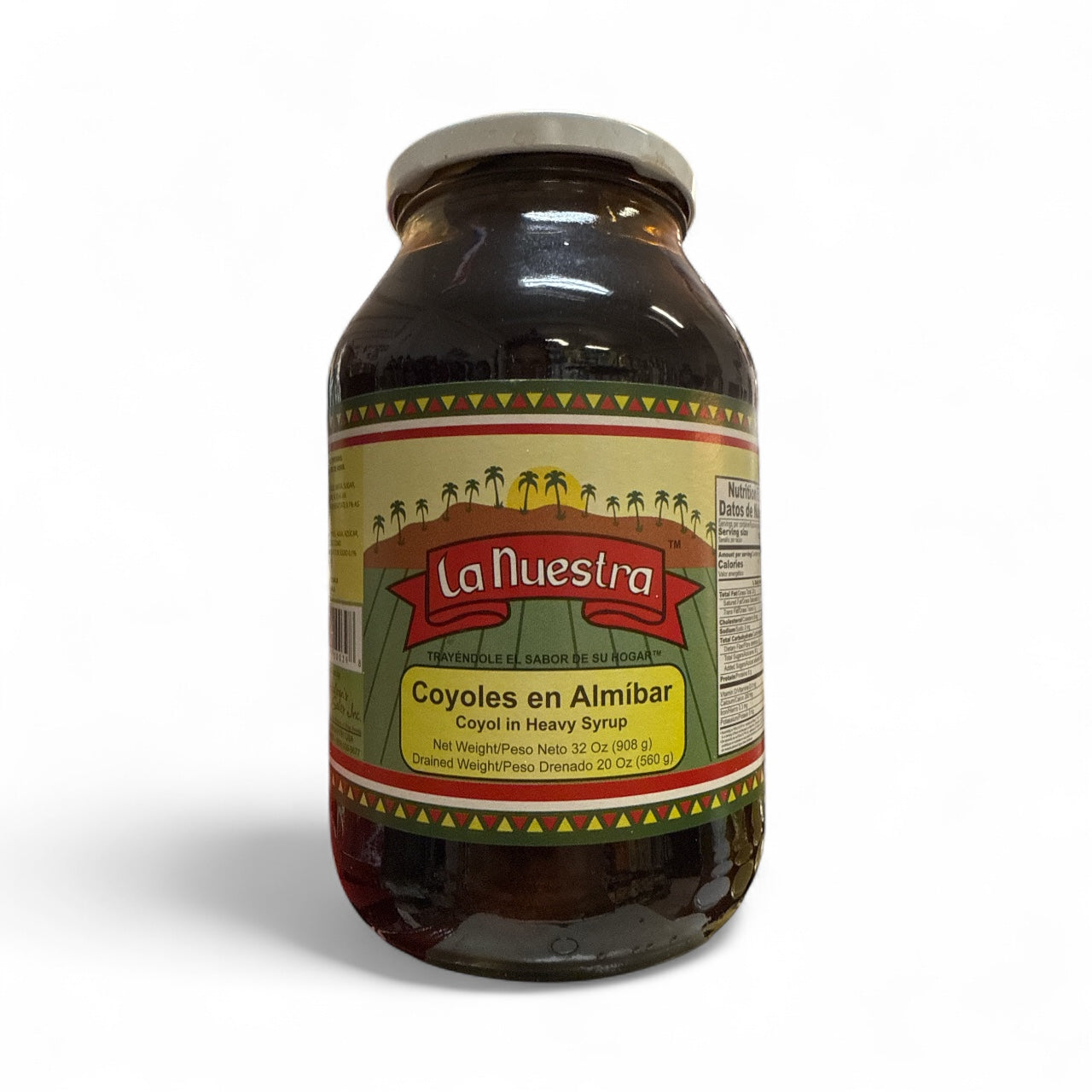 La Nuestra - Coyoles en miel, 32 oz, Single Jar