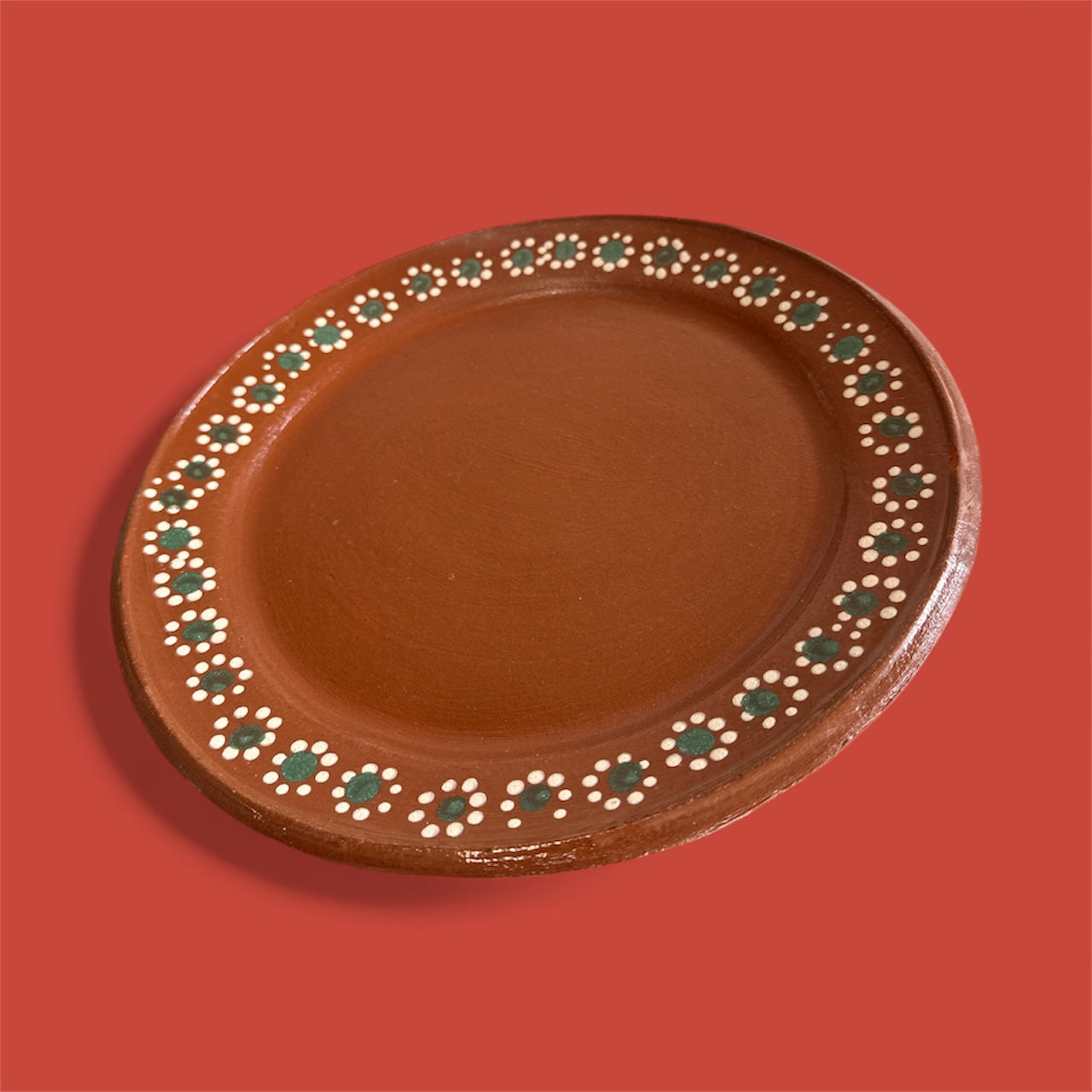 Folklore Mexicano- Plato Hondo Redondo 10.5”