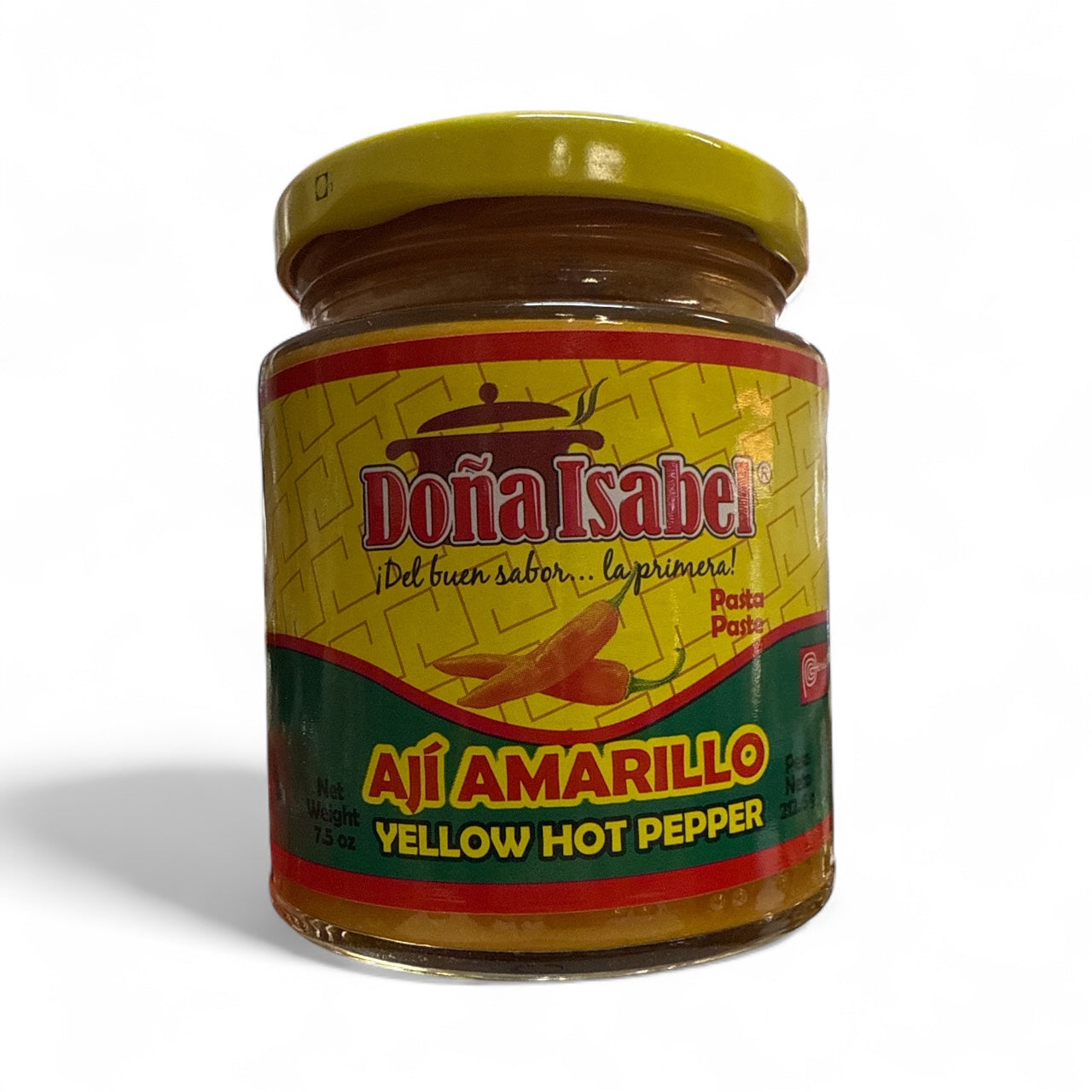 Dona Isabel - Pasta De Aji Amarillo, 7.5 Oz, Single Jar