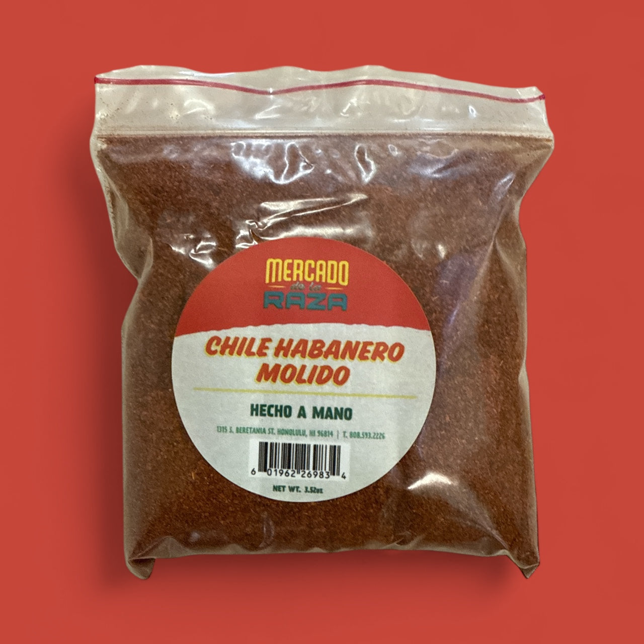 Chile Habanero Molido bag