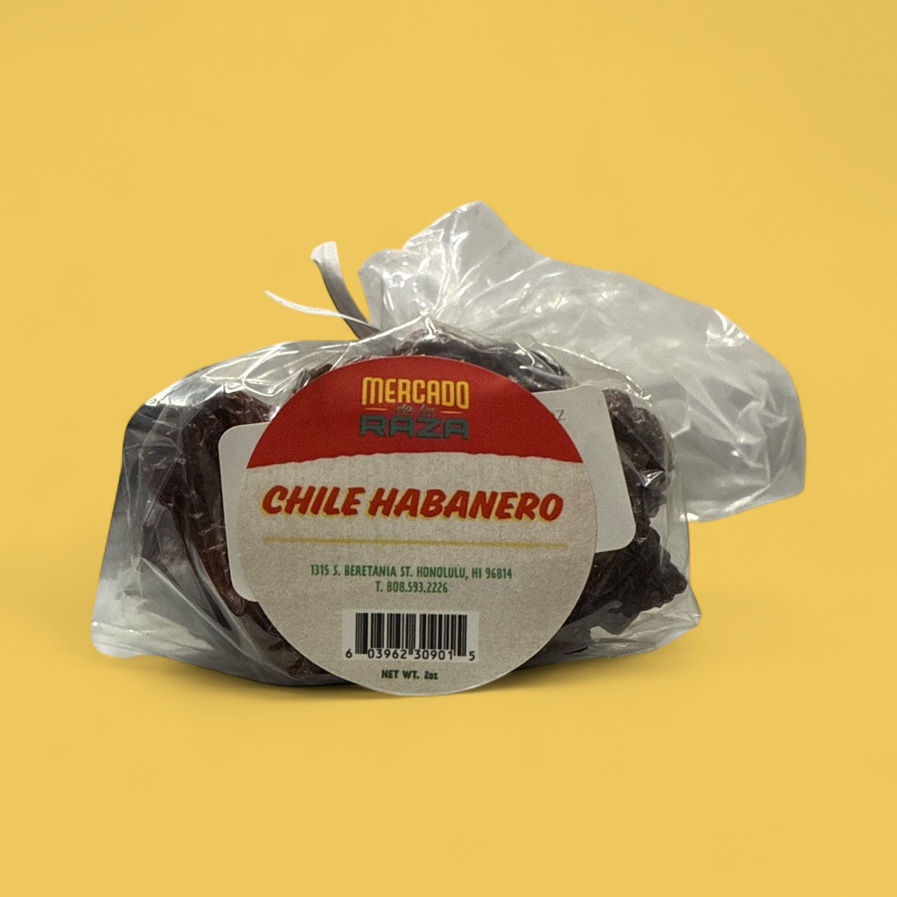 Chile Habanero Seco bag, 2 oz