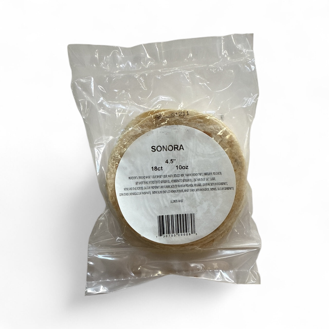 ARV - 4.5” Flour Tortilla, 18 ct