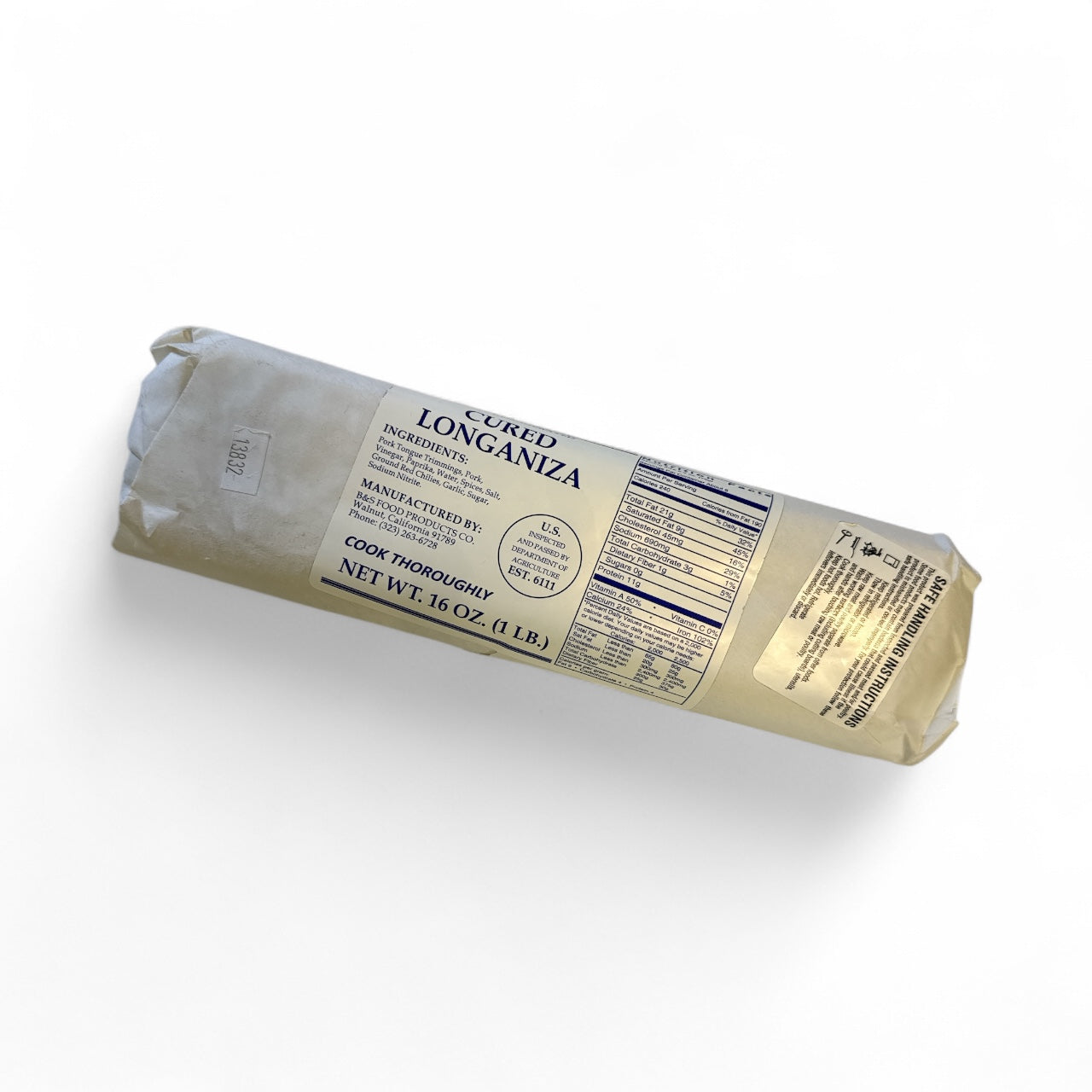 Longaniza Mexicana (1lb)