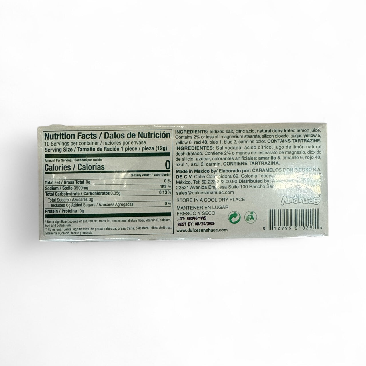 Anahuac Limon 7 Shakers- 10 pack