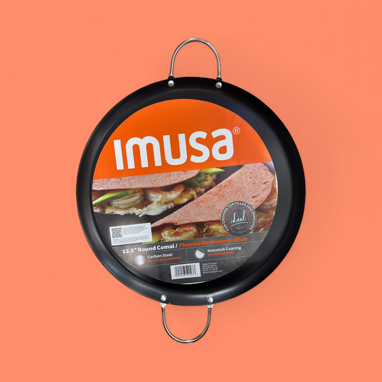 Imusa 13.5" Comal Round N/S-Carbon Steel