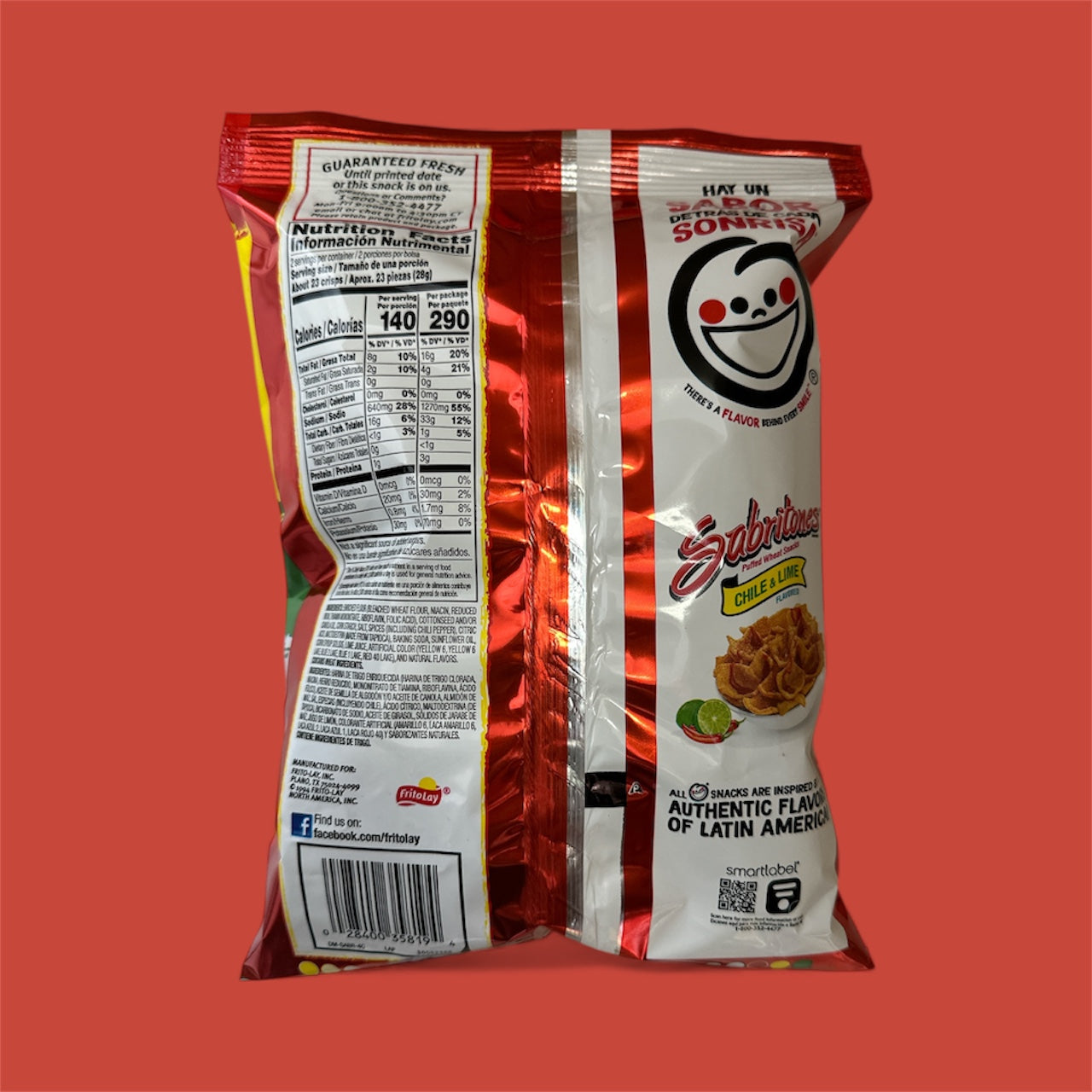 Sabritas - Sabritones, 2 Oz, Single Bag