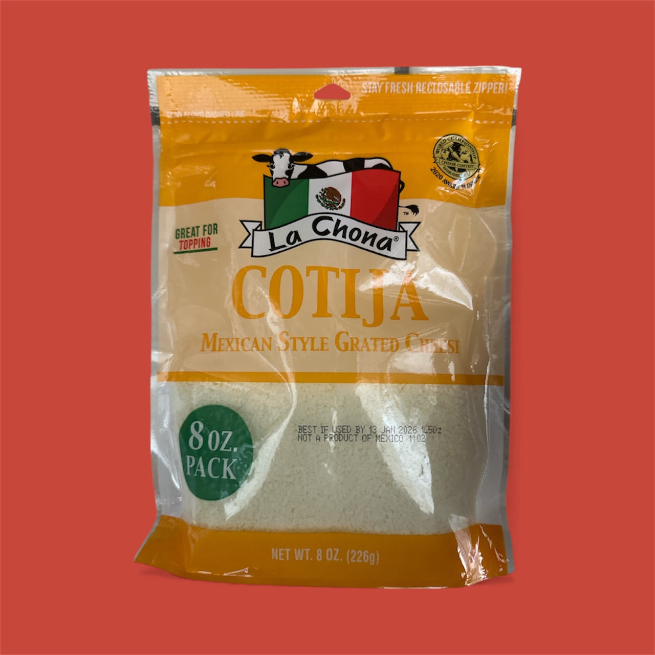 La Chona - Cotija Polvo, 8 oz