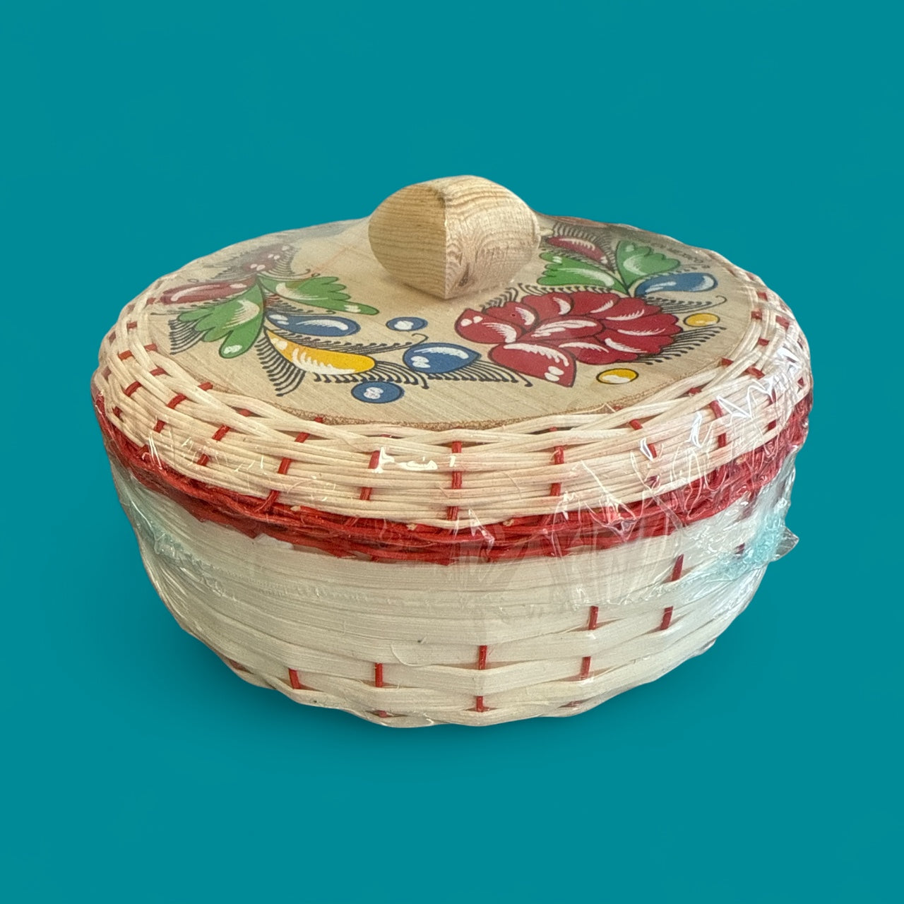 Decorative Tortilla Warmer w/Foam 7" x 2" Assorted Colors