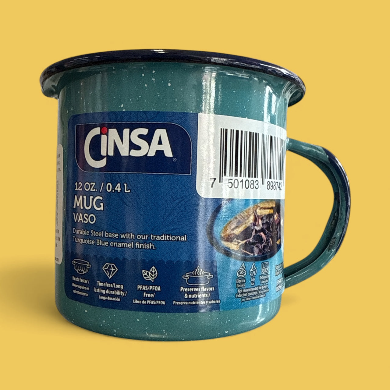 Cinsa - Cup Turquoise 12 oz