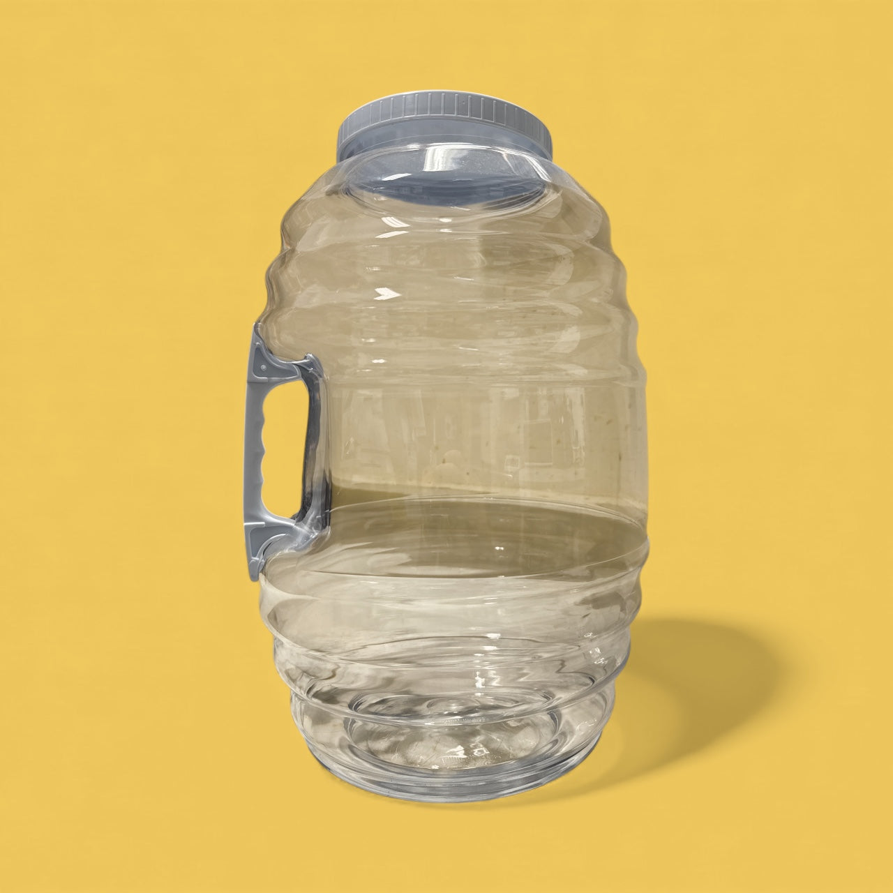 Champs - Plastic Jar Vitrolero w/ White lid & side handle 5 gal