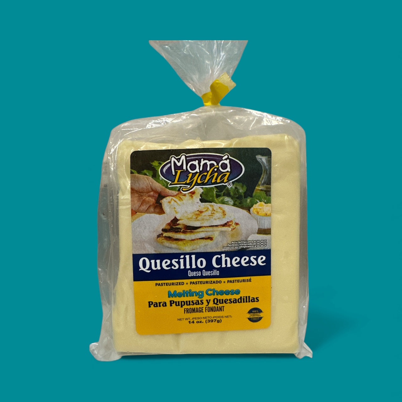 Mama Lycha - Quesillo para pupusas y quesadillas, 14 oz