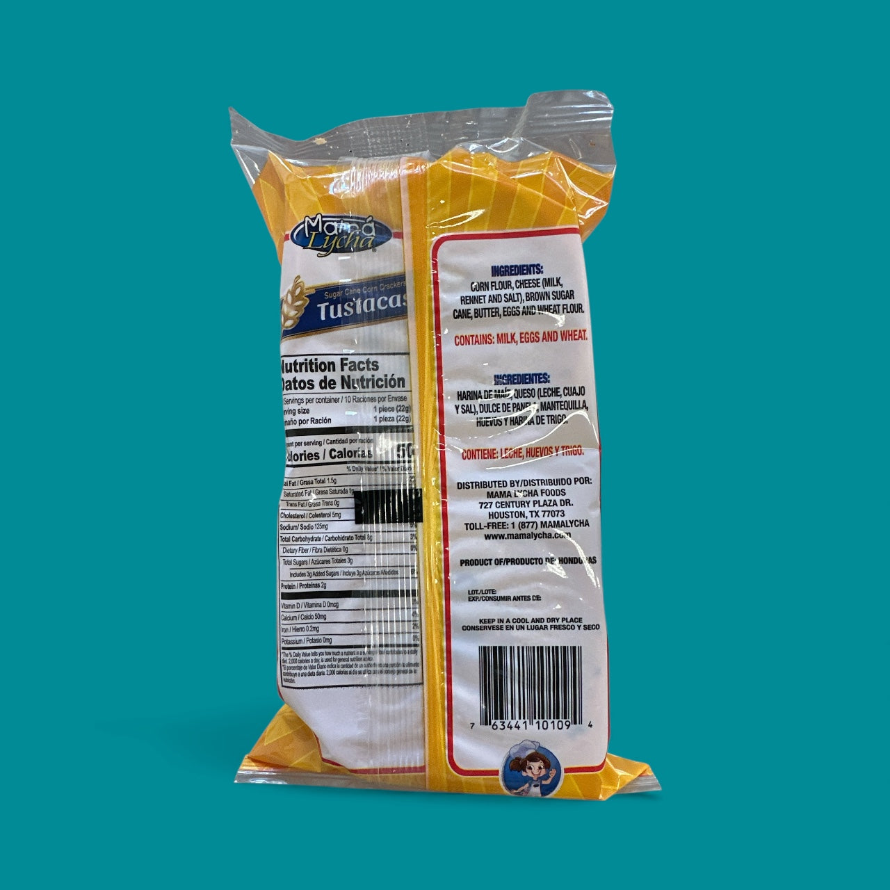 Mama Lycha - Tustacas galletas, 7.7 oz