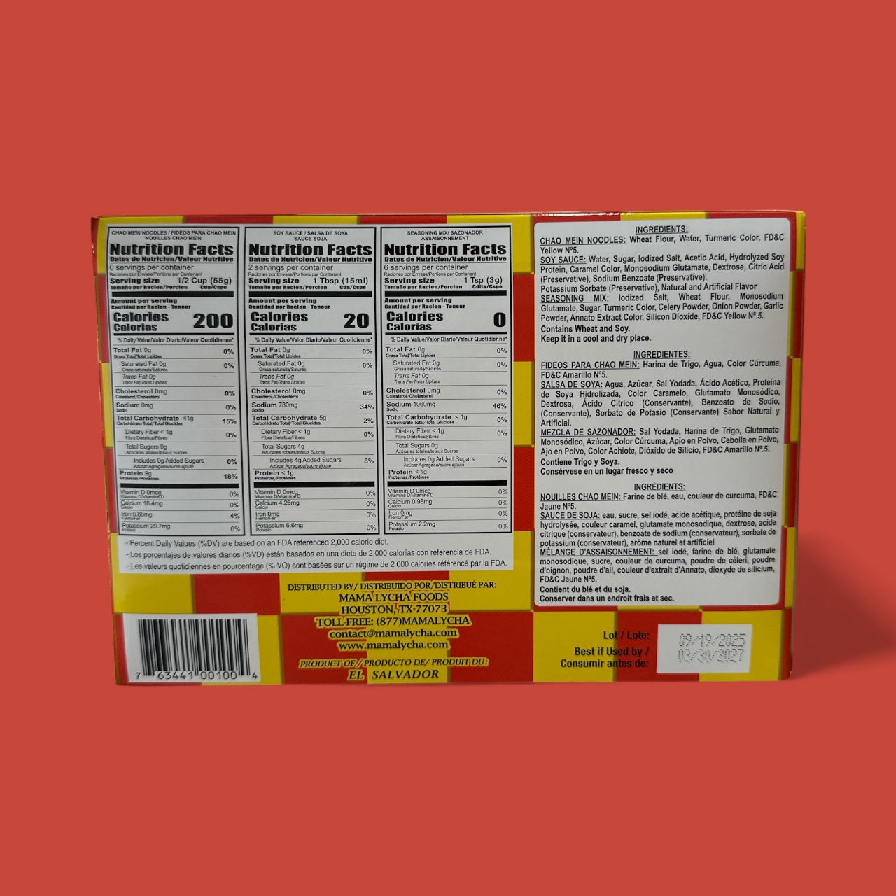 Mama Lycha - Chao Mein Noodles, 12 oz