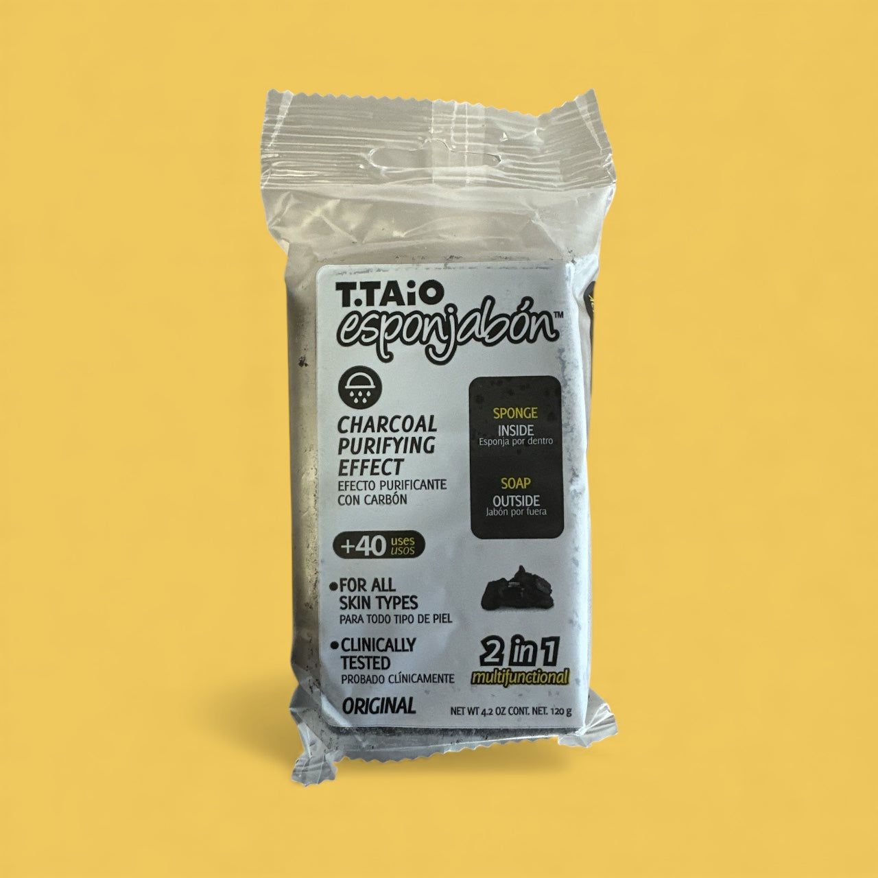 Esponjabon- Charcoal Soap, 4.2  oz