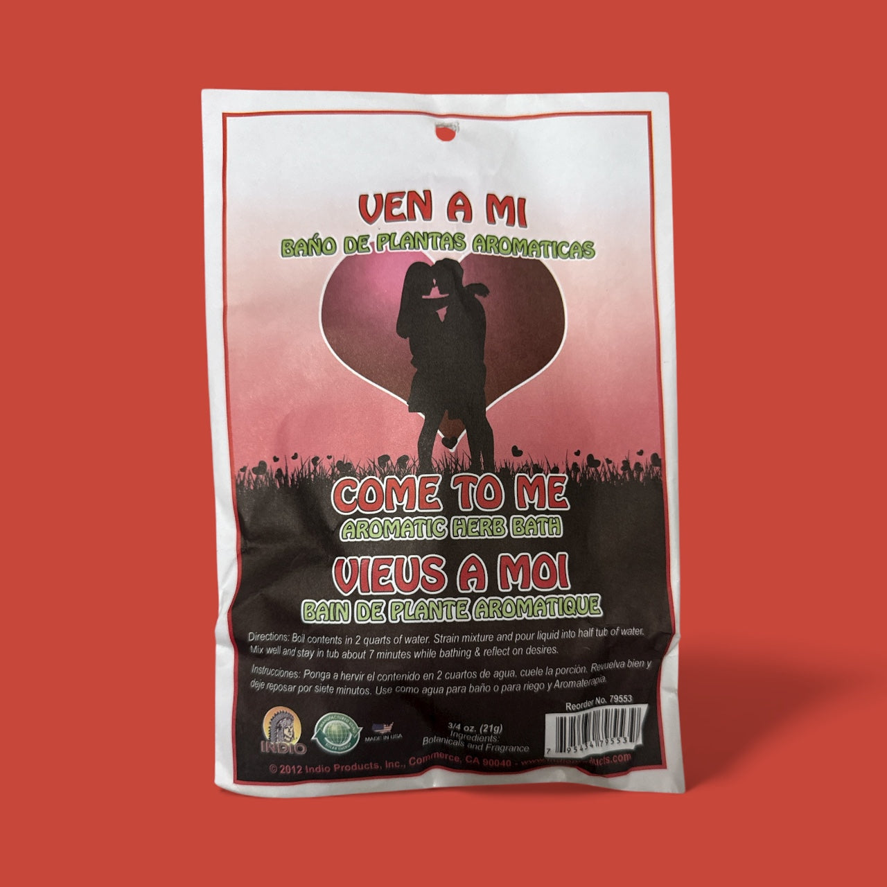Indio- ven a mi baño (3/4 oz)