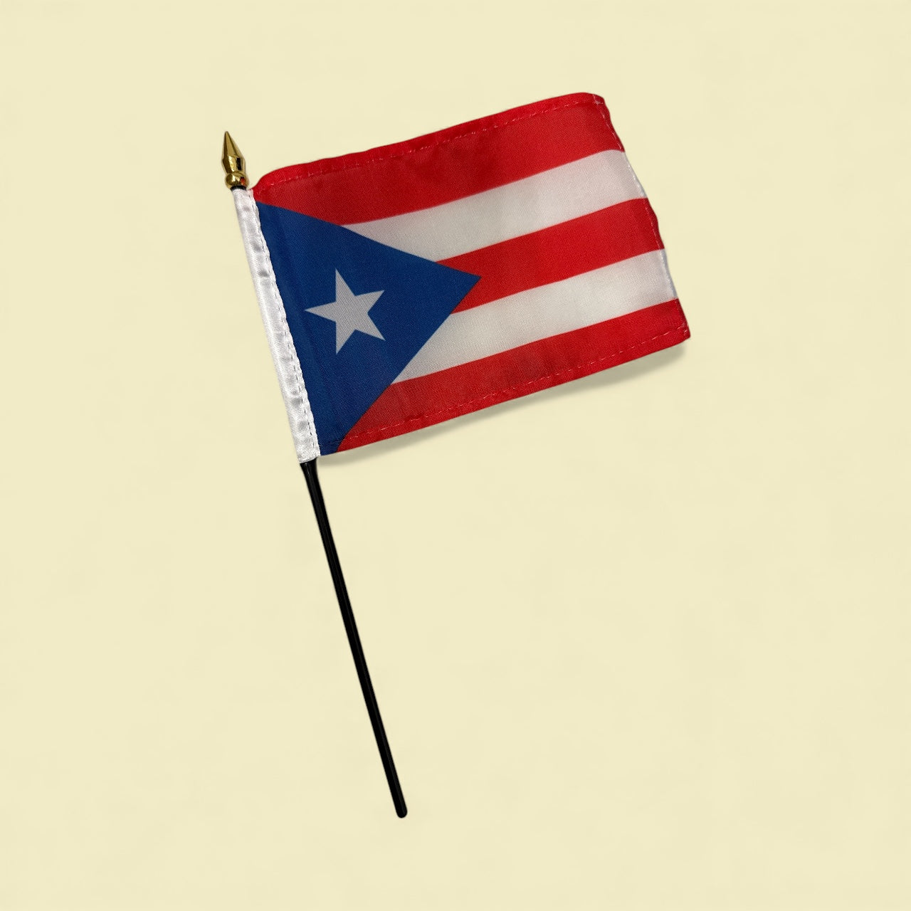 Flag w/stick -Puerto Rico, 4x6 inch
