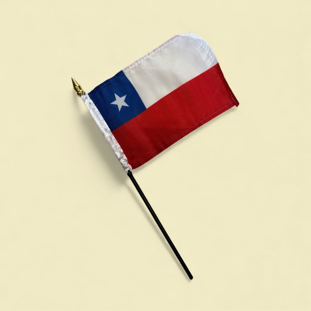 Flag w/stick - Chile, 4x6 inch