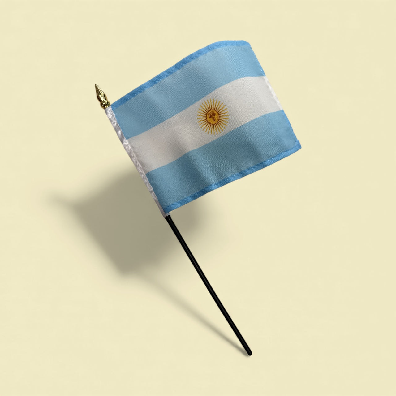 Flag w/stick - Argentina, 4x6 inch