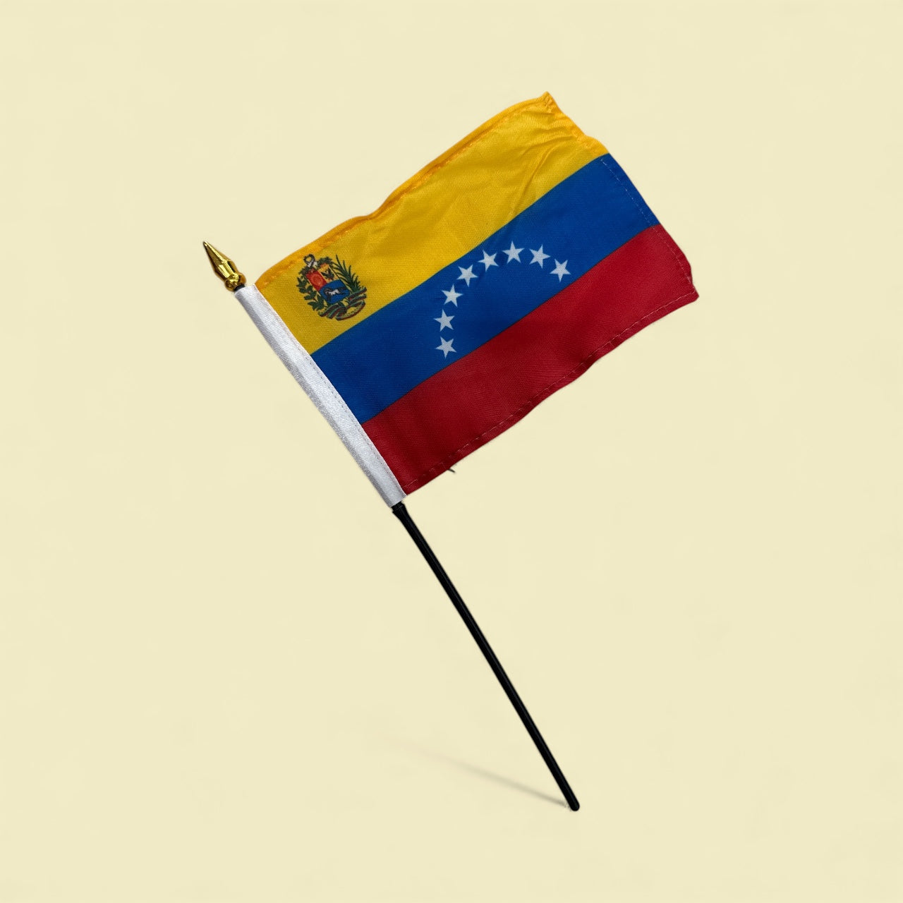 Flag w/stick - Venezuela, 4x6 inch
