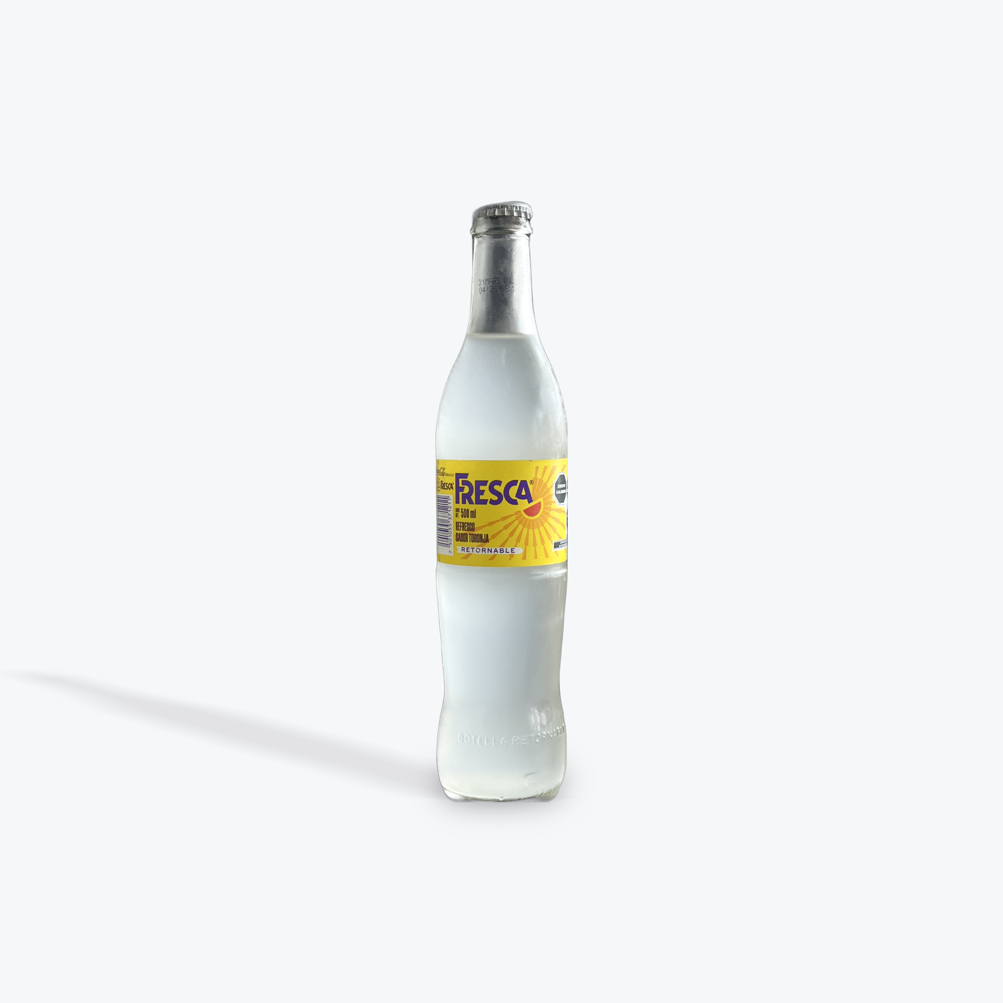Fresca - Grapefruit Soda, Glass Bottle, 500 ml