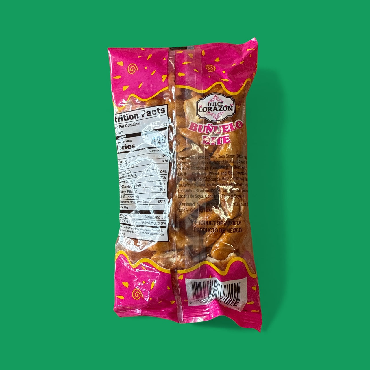 Dulce Corazon - Bunuelo bite, 2.11 oz