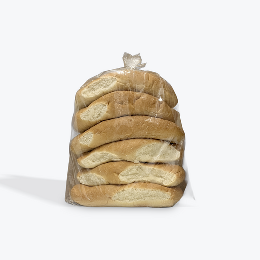 Telera / Bread for tortas, pack with 6