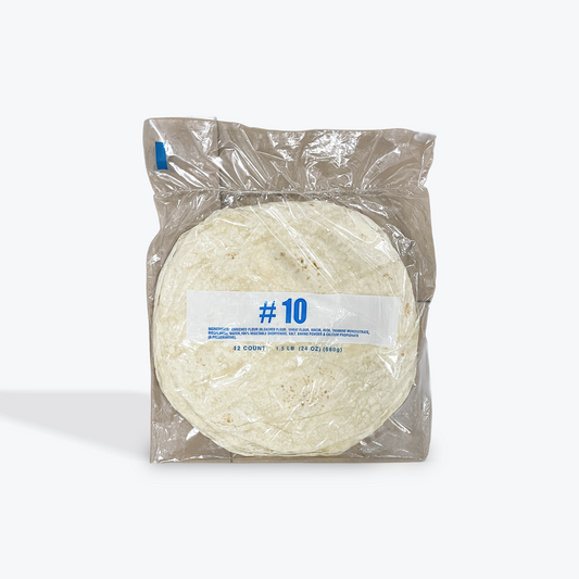 Flour tortillas 10”