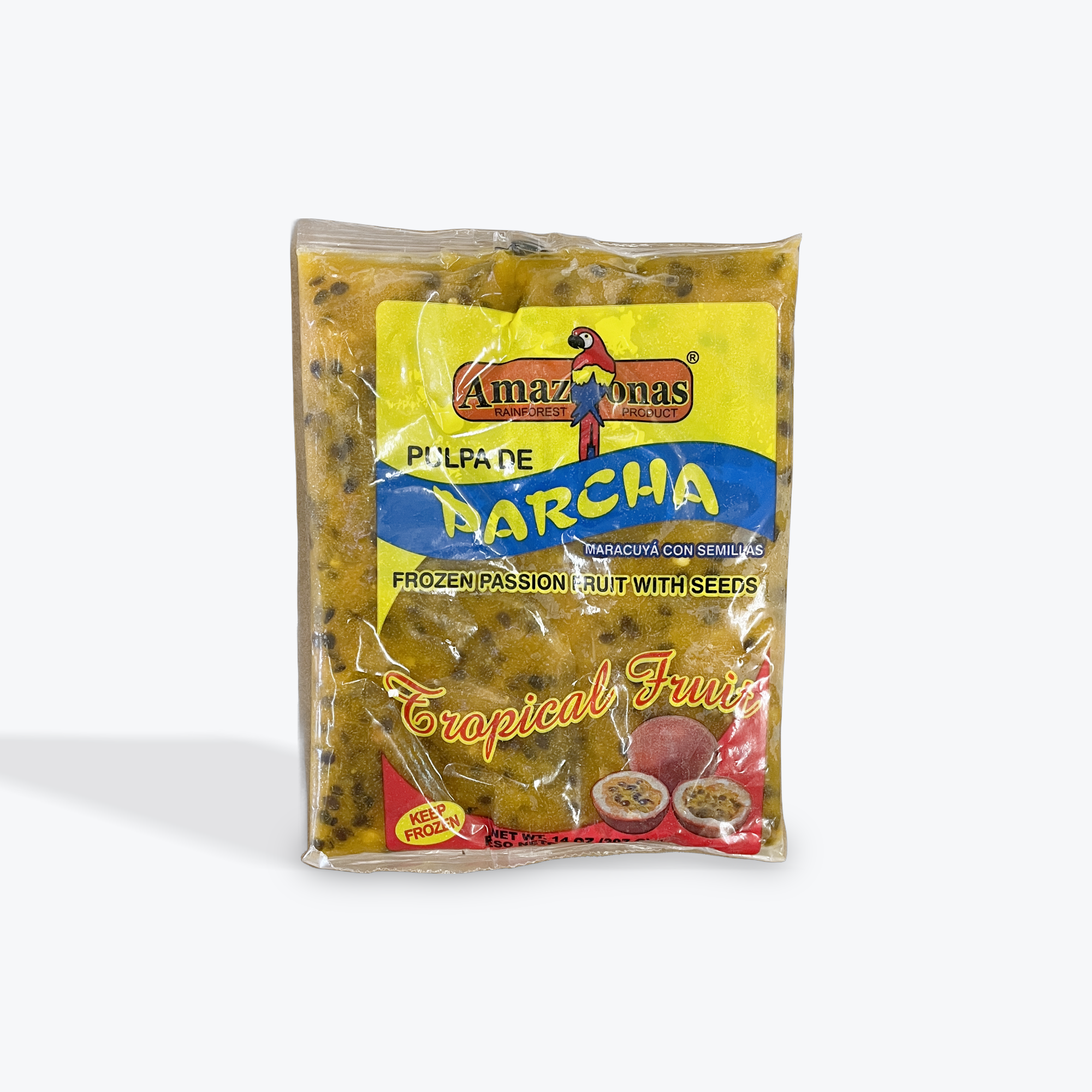 Amazonas - Parcha / Passion Fruit / Maracuya con semilla, 14 Oz, Single pack