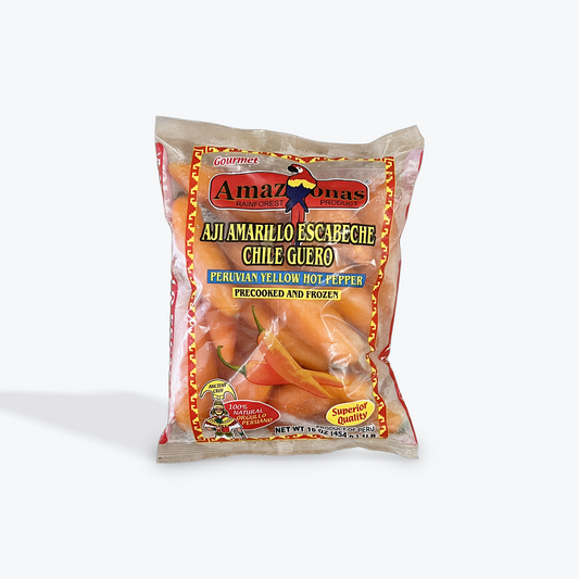 Amazonas- Ají Amarillo Entero Congelado, 16 oz, Single Bag