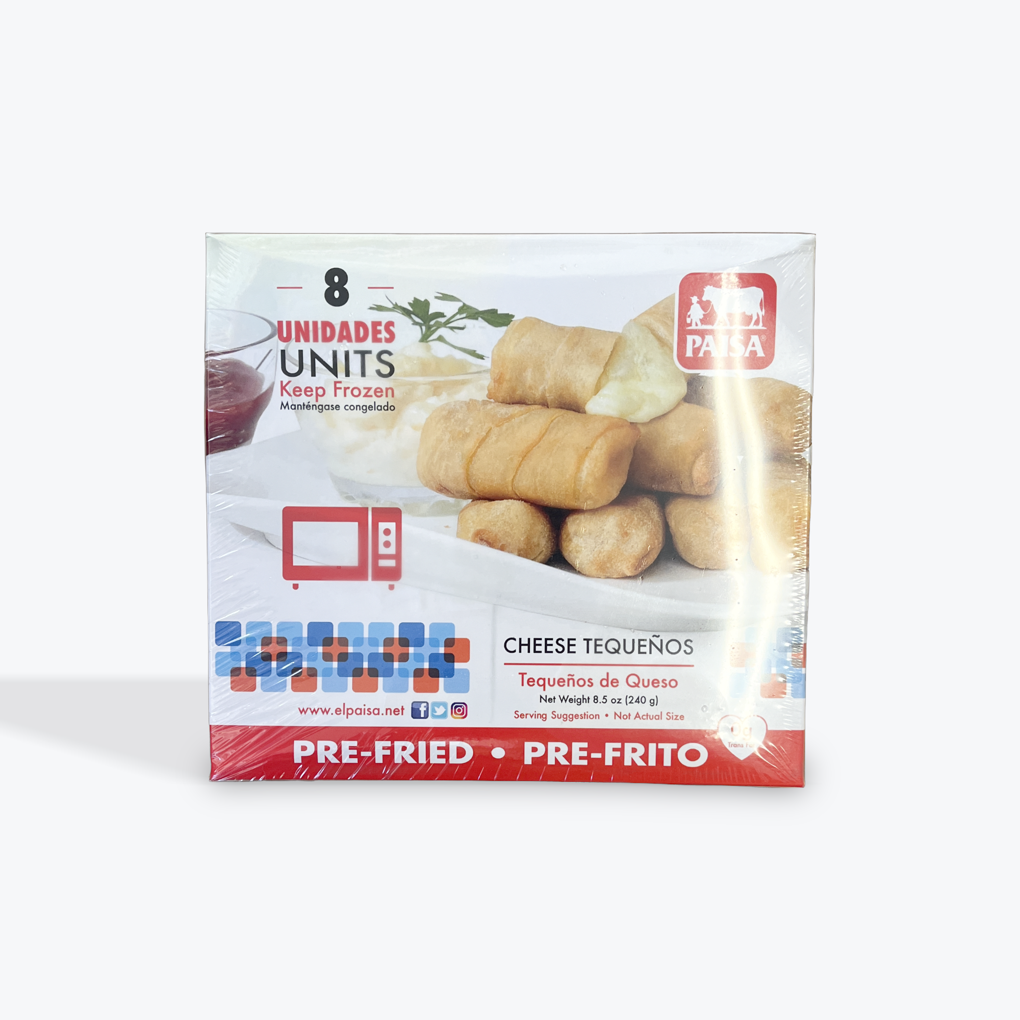 Paisa - Tequenos, Pack with 8