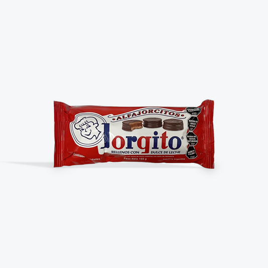 Jorgito - Alfajor mini Chocolate Rojo, 5.5 oz