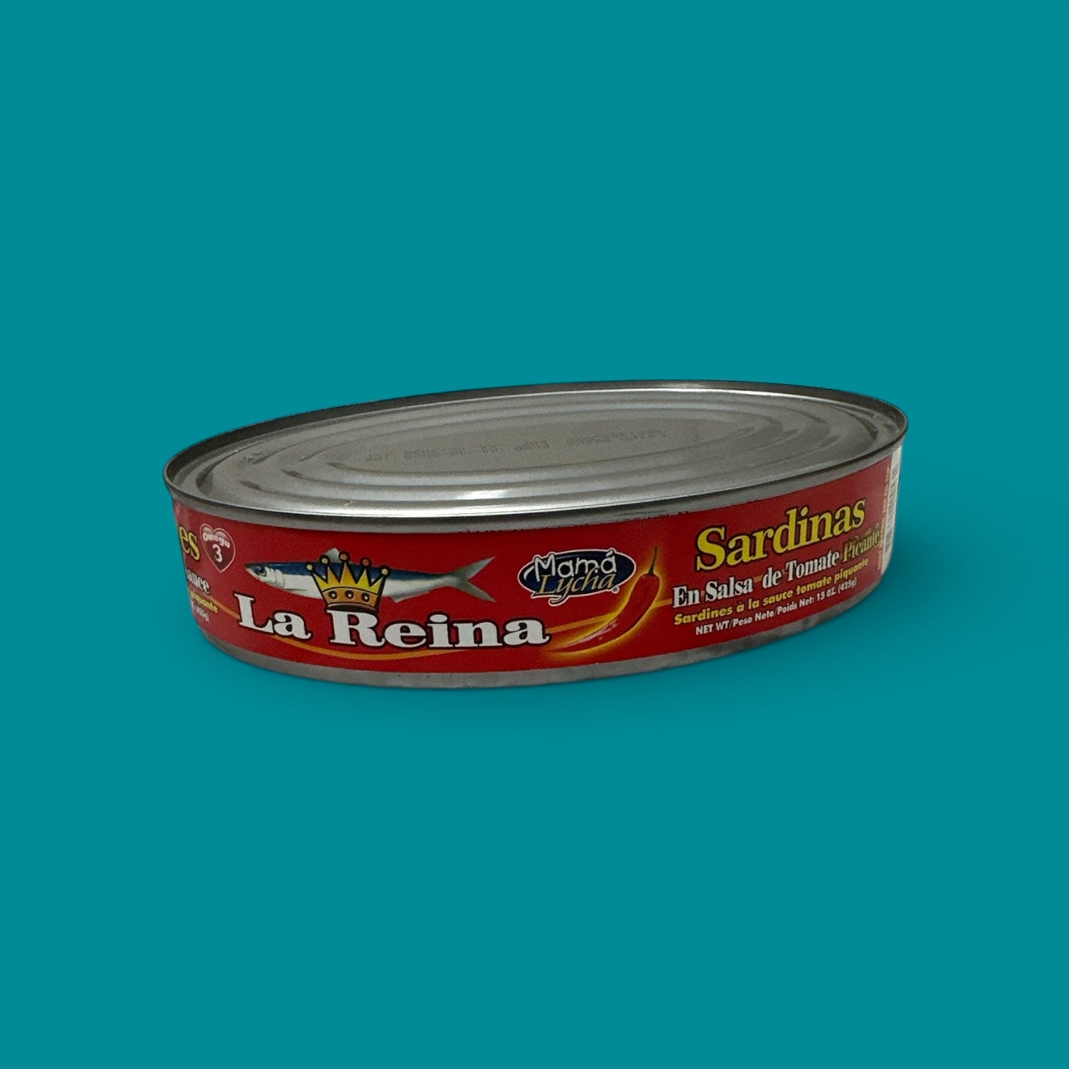 La Reina - Sardinas en Salsa de Tomate Picante, 15 oz, Single Can