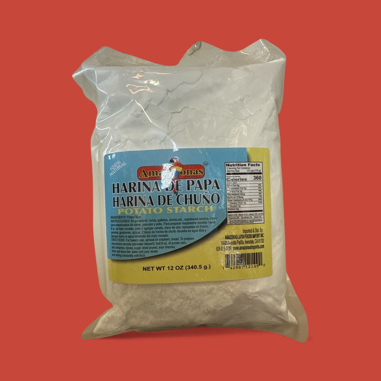 Amazonas - Harina de papa/ chuño, 12 oz