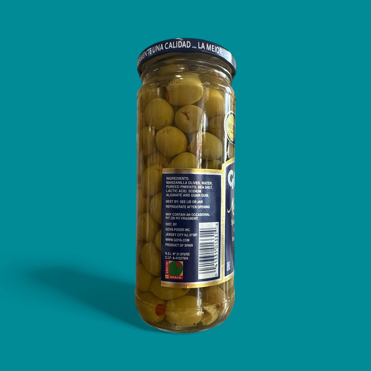 Goya- Manzanilla Spanish Olives Stuffed w Minced Pimientos (9.5 oz)