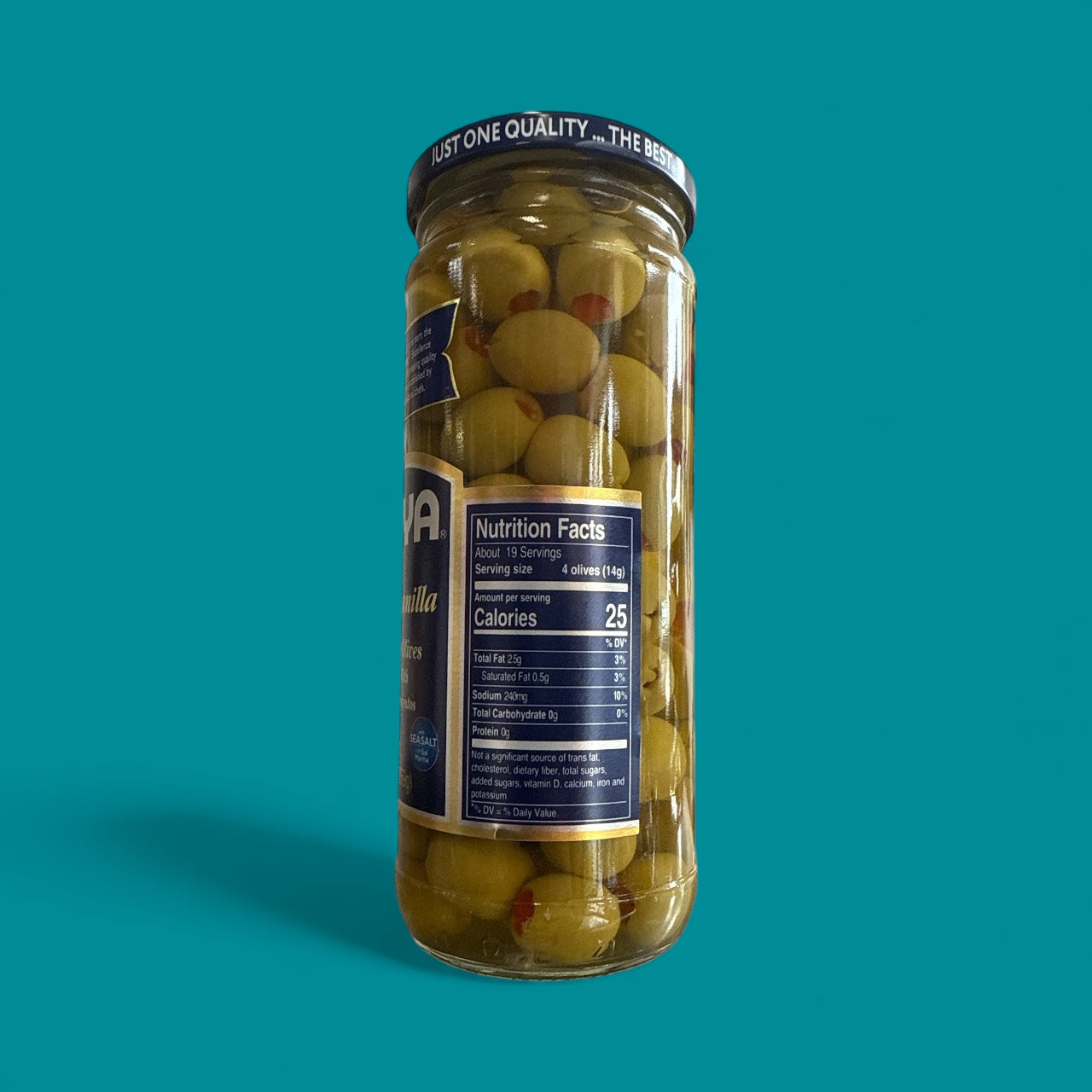 Goya- Manzanilla Spanish Olives Stuffed w Minced Pimientos (9.5 oz)