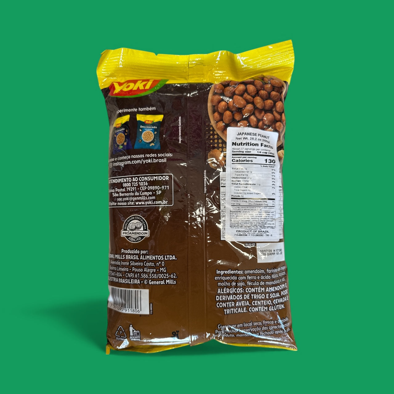 Yoki- Amendoim Japones, 800 gr