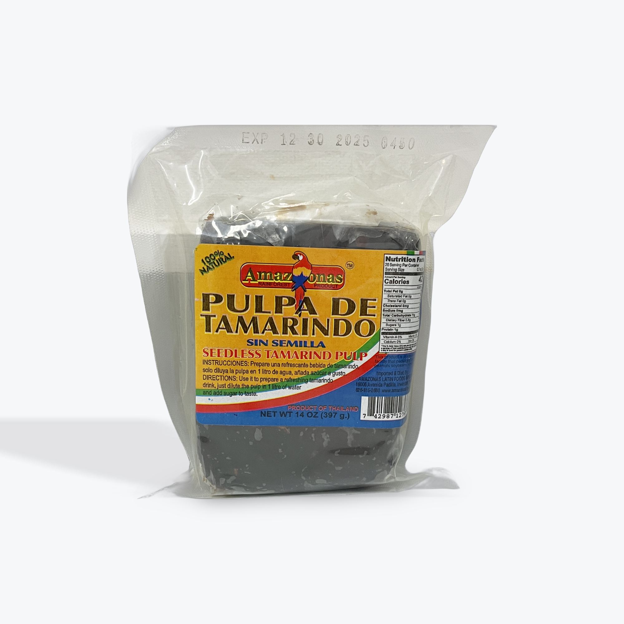 Amazonas - Pulpa de tamarindo, 14 oz