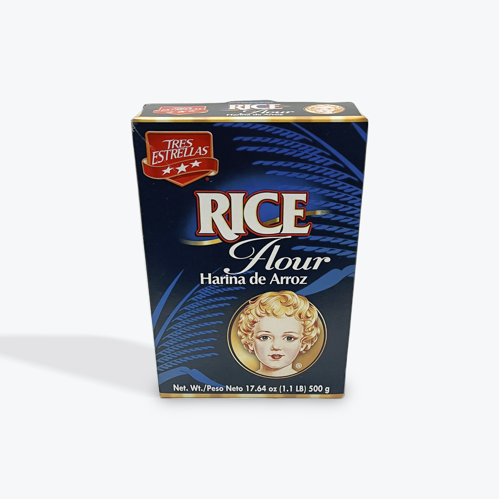 Tres Estrellas - Rice Flour, 17.6 Oz, Single box