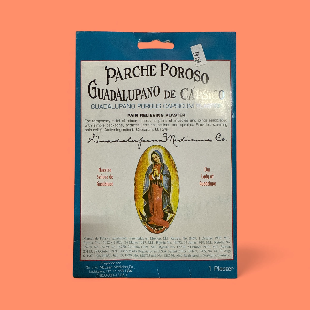 Parche Poroso- guadalupano de capsico