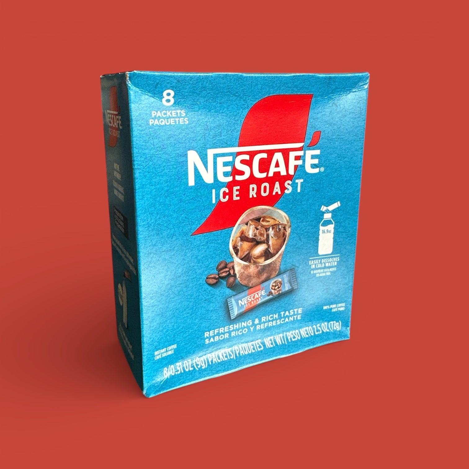 Nescafé- Ice Toast Coffee Instant Sticks, 8 ct, 9g