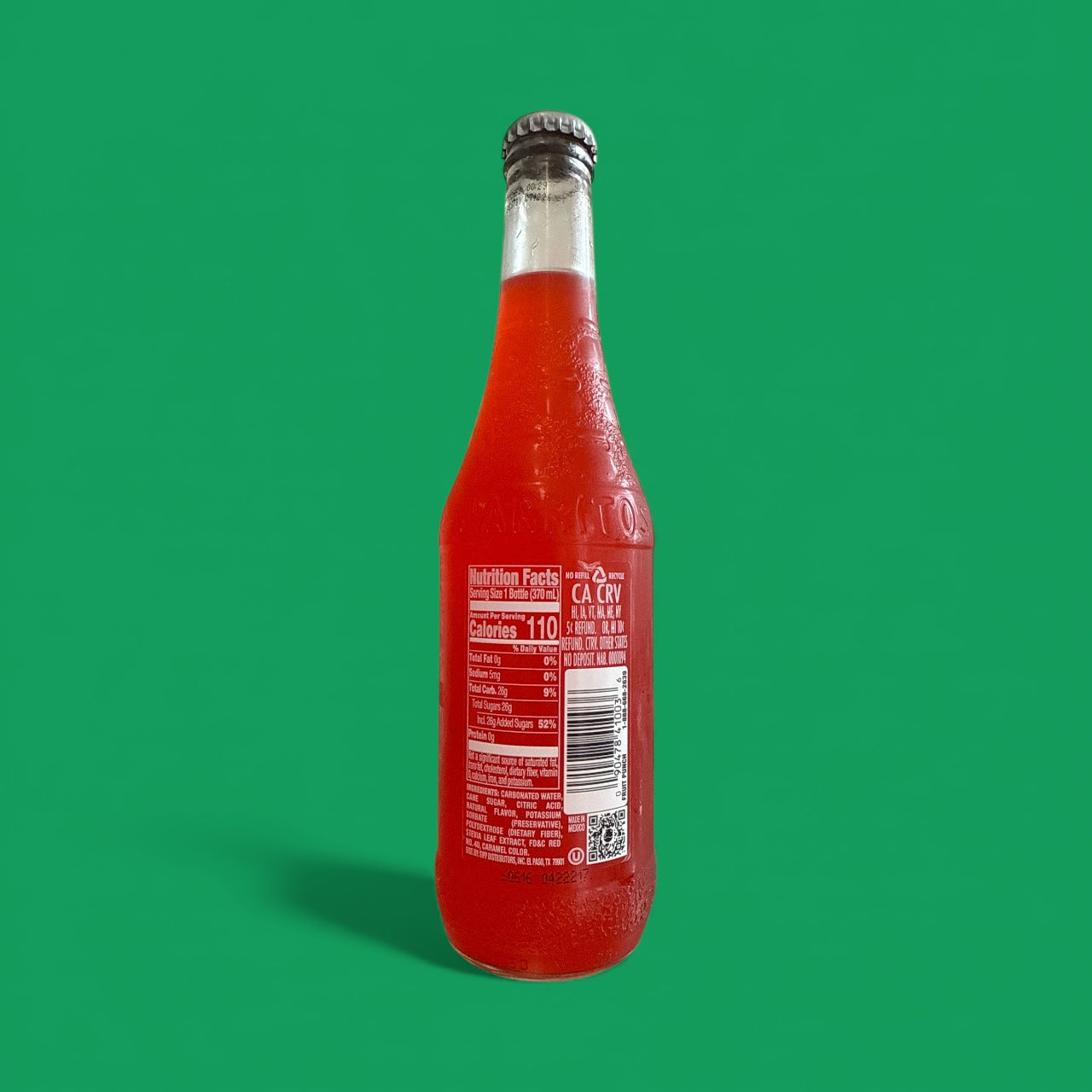 Jarritos- Fruit Punch Glass Bottle (12.5 oz)