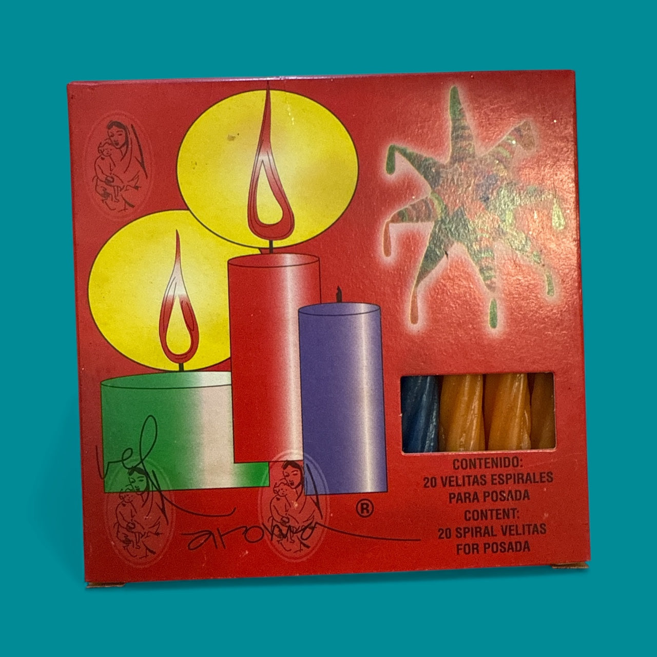 MDLR- Velitas Espirales Para Posada