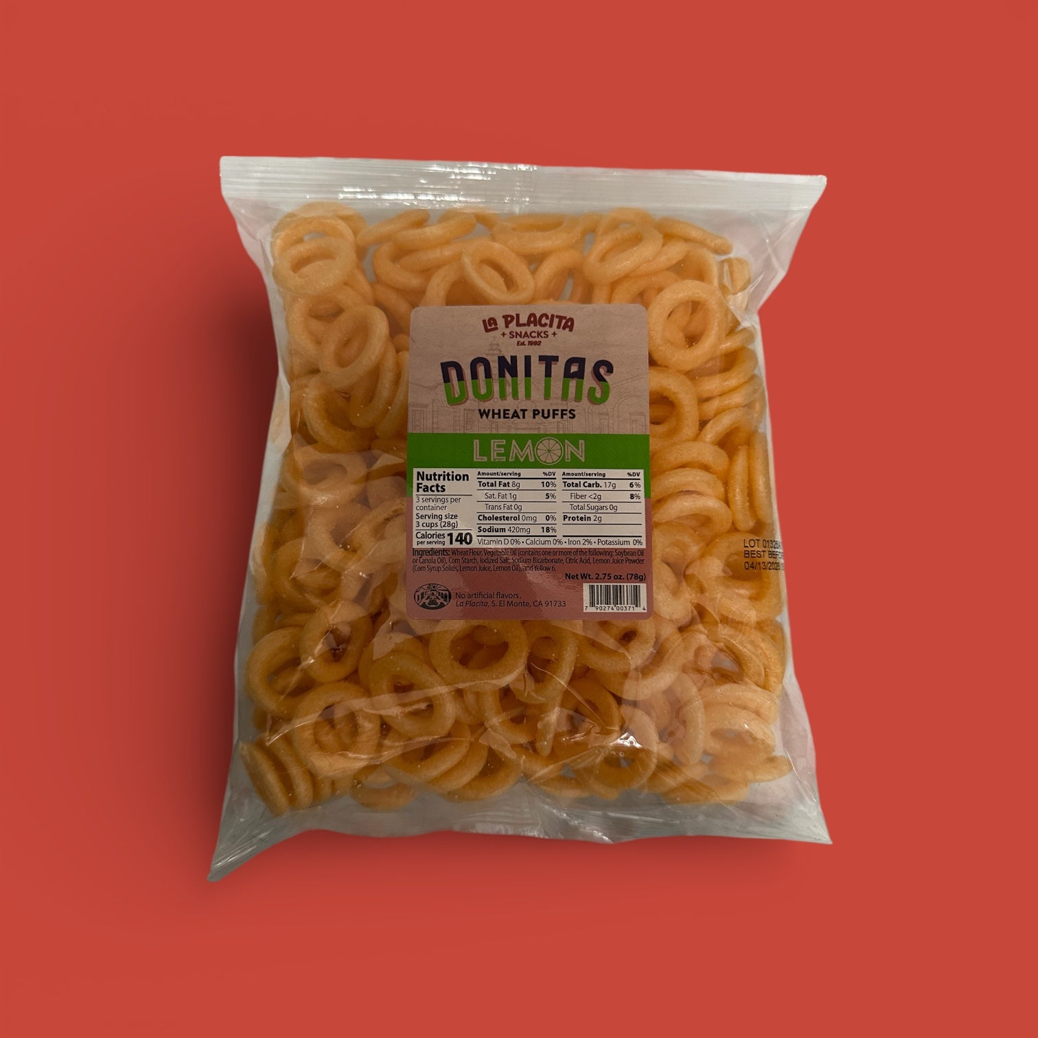 La Placita - Donitas Lemon, 2.75 oz