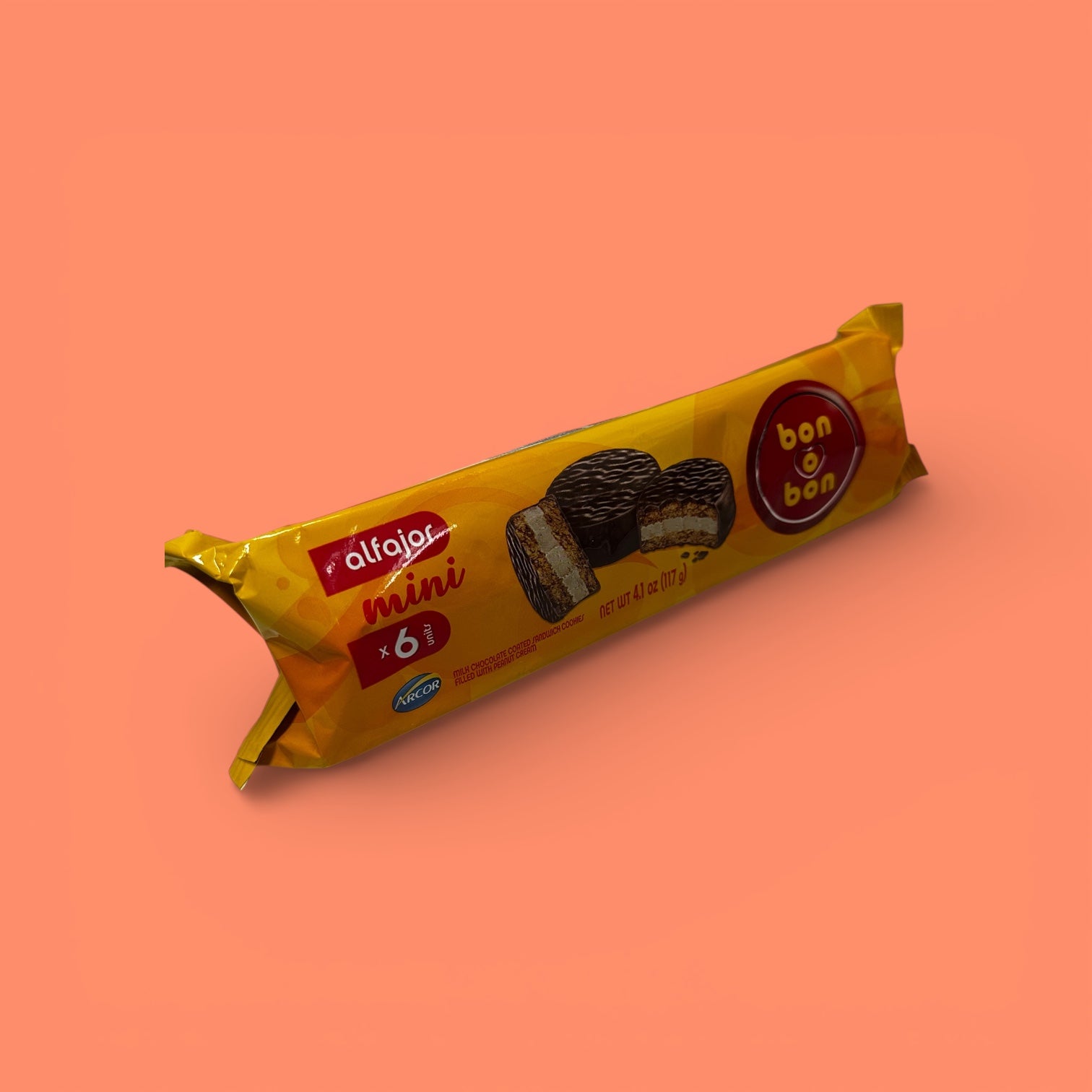 Arcor - Bon o Bon mini alfajor, 3.35oz