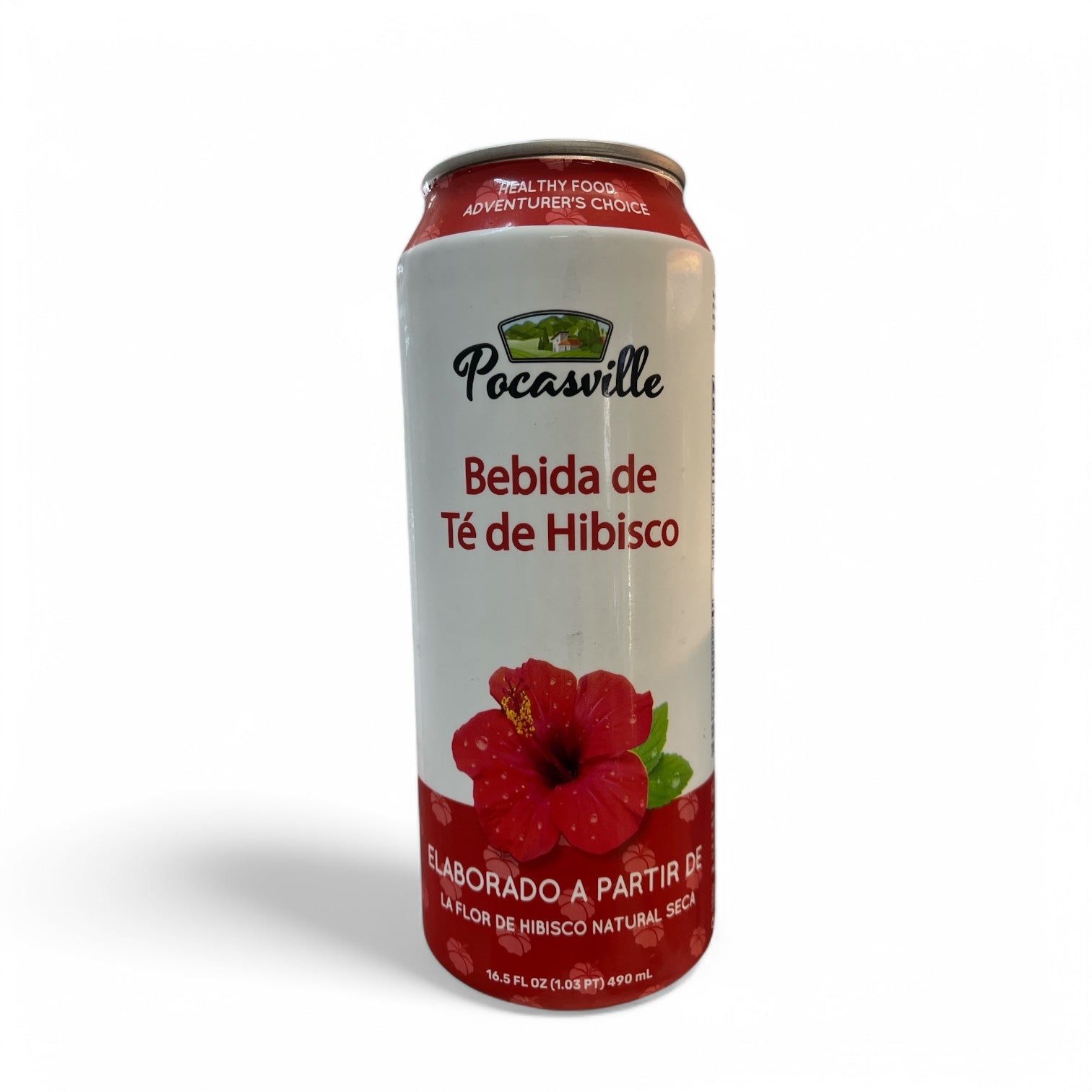 Pocasville - Hibiscus/ Jamaica Juice Drink, can, 16.5 oz